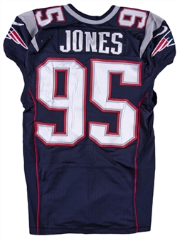 2013 Chandler Jones Game Worn New England Patriots Home Jersey (New England Patriots COA)